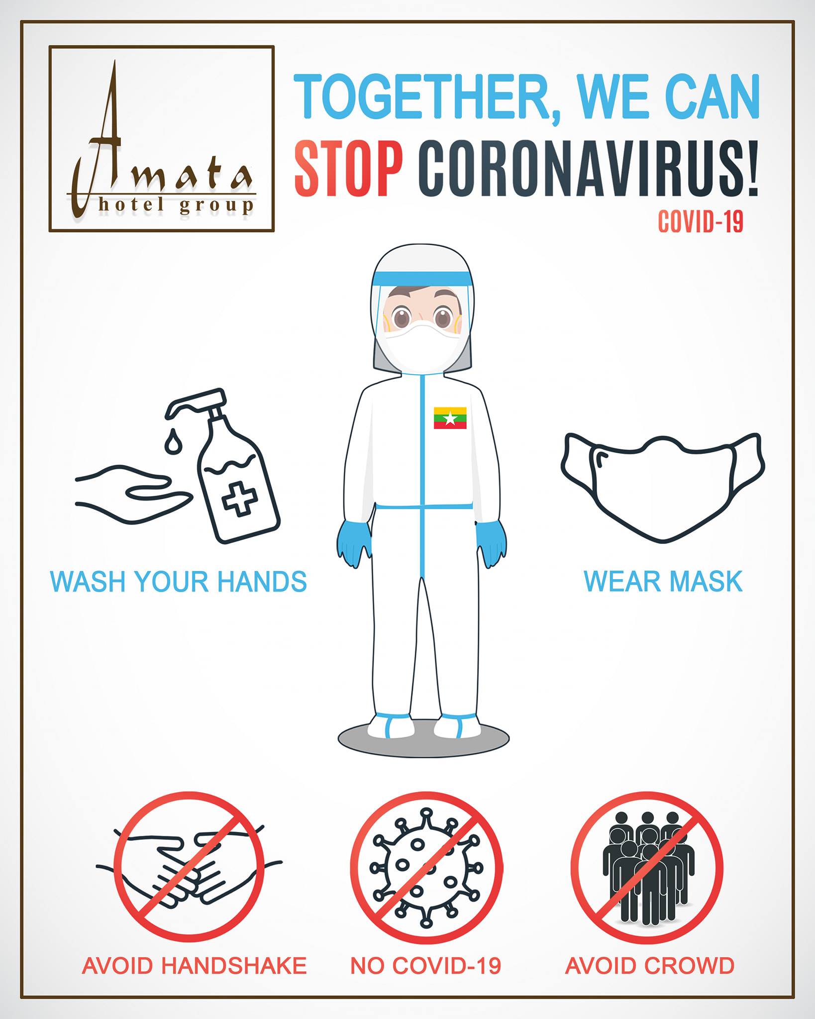 Together, We can stop Corona Virus